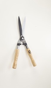 FORBICI SIEPE EXTRA ANGELO BERGAMASCO LAMA ONDULATA 20 CM MANICI IN LEGNO