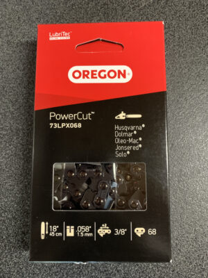 CATENA PER MOTOSEGA OREGON 73LPX068-072E-084E-092E Passo 3/8" Spessore 1,5 mm